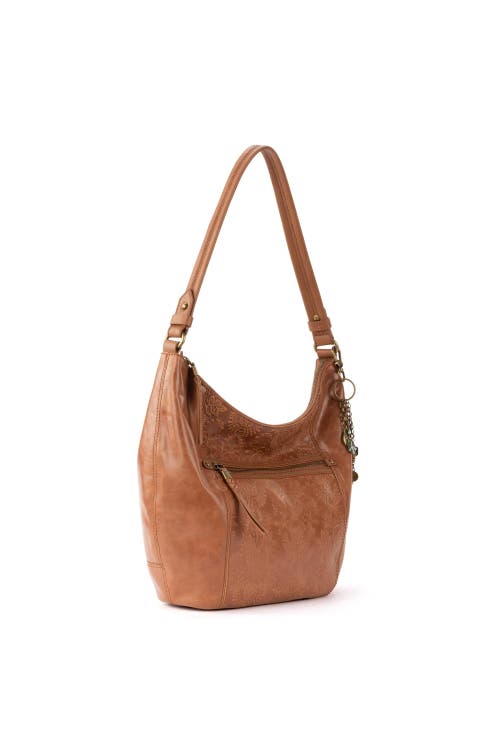 Shop The Sak Sequoia Hobo In Tobacco Floral Emboss