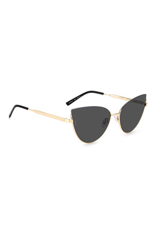 Shop Missoni 60mm Cat Eye Sunglasses In Gold/grey