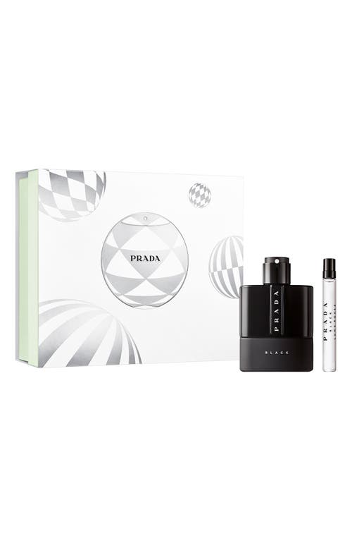 Prada 2-piece Luna Rossa Black Eau De Parfum Gift Set $175 Value In No Color