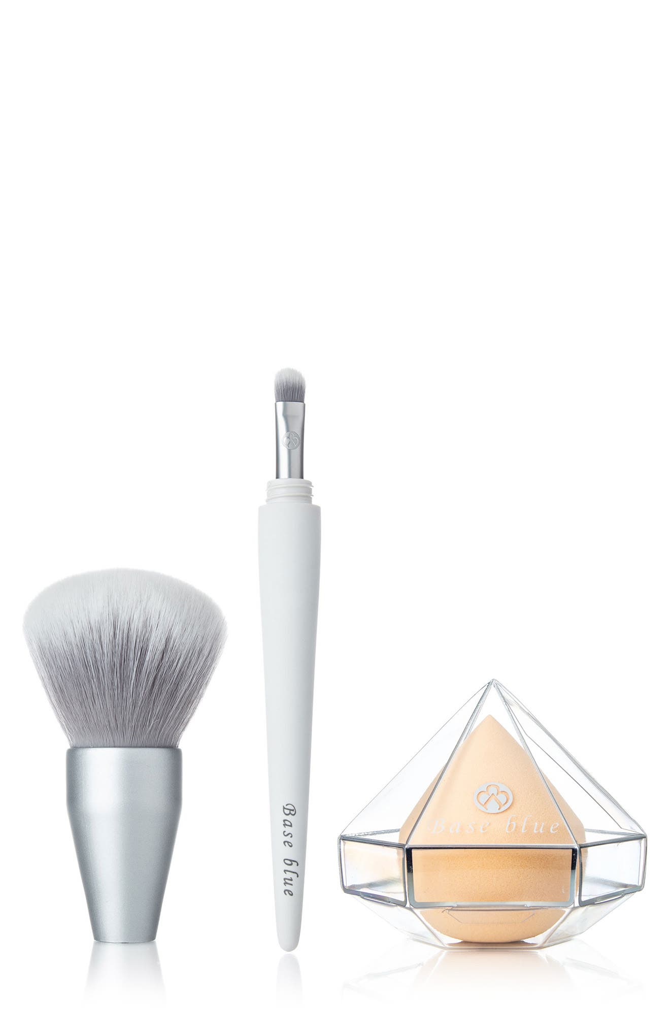 Yuka Skincare 2-in-1 Eyeshadow & Powder Brush "a" W/ Airsponge Makeup Blender