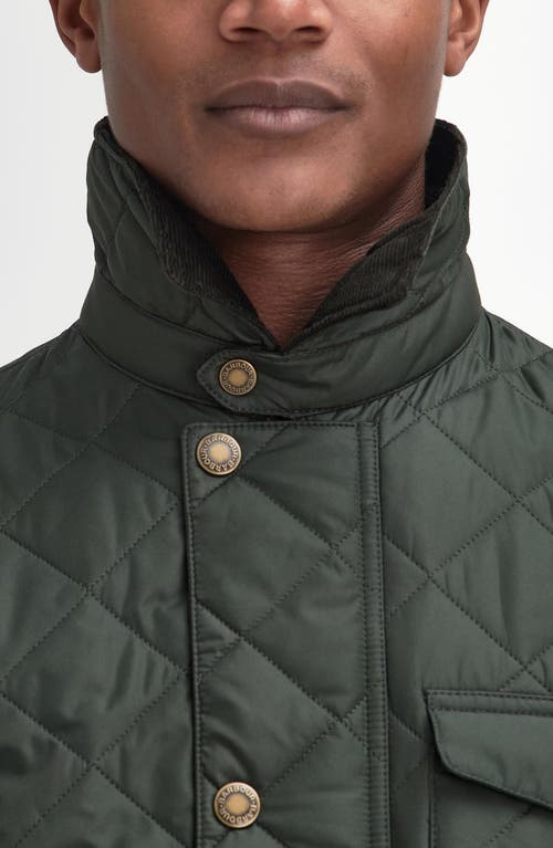 Shop Barbour Hornby Quilted Jacket In Sage