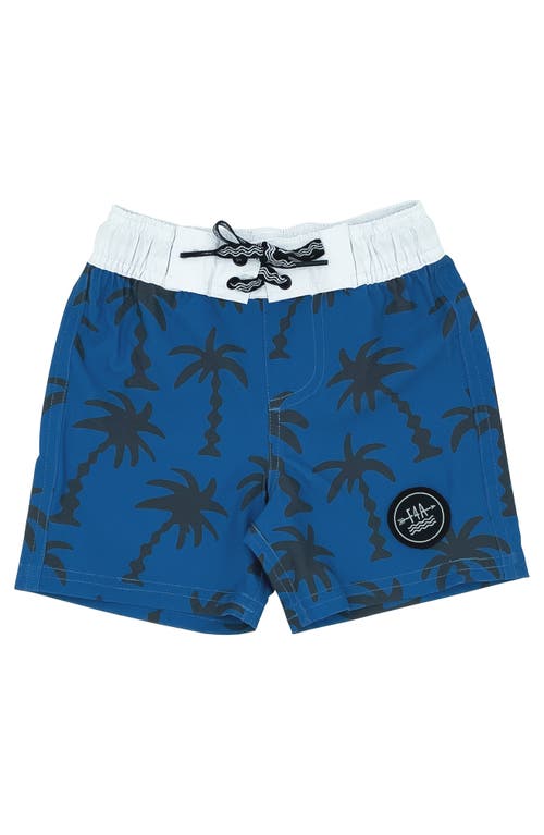 Feather 4 Arrow Wavy Palms Board Shorts Seaside Blue at Nordstrom, M