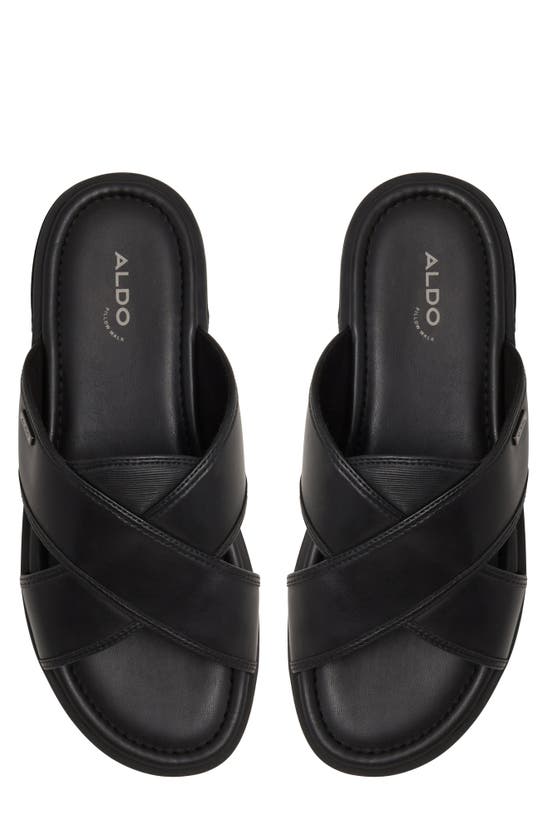 Shop Aldo Olino Slide Sandal In Black
