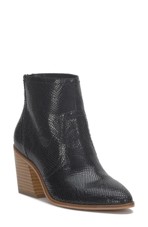 LUCKY BRAND LUCKY BRAND SONAH SNAKESKIN EMBOSSED BOOTIE