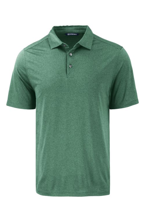 Shop Cutter & Buck Comfort Performance Jersey Polo In Hunter