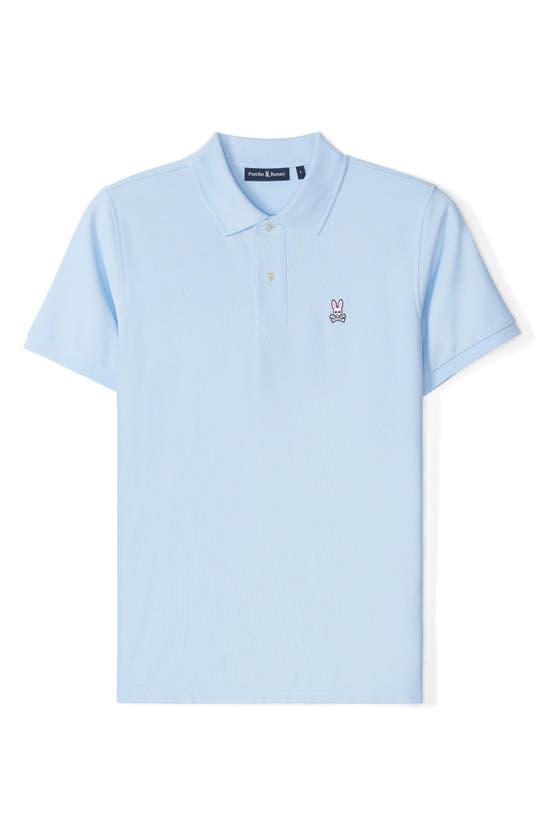 Shop Psycho Bunny The Classic Slim Fit Piqué Polo In Windsurfer
