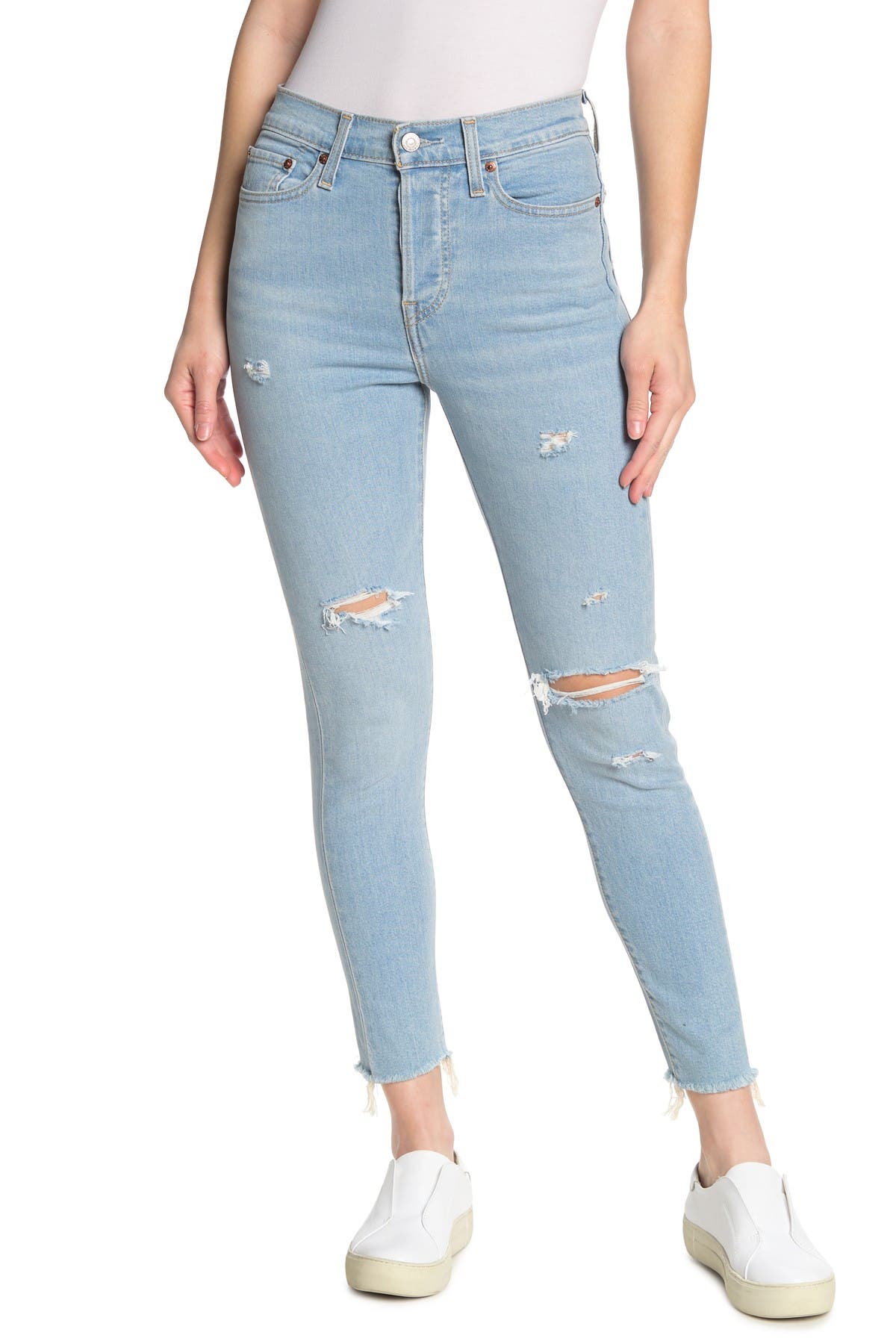 levi's wedgie skinny ankle jeans