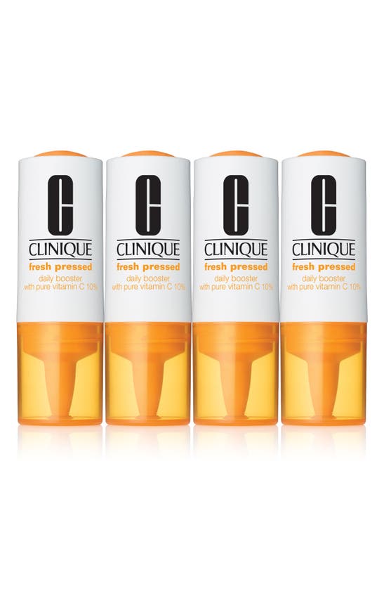 Clinique Fresh Pressed Daily Booster With Pure Vitamin C 10 4 Count 0 29 Oz 8 5 Ml Modesens