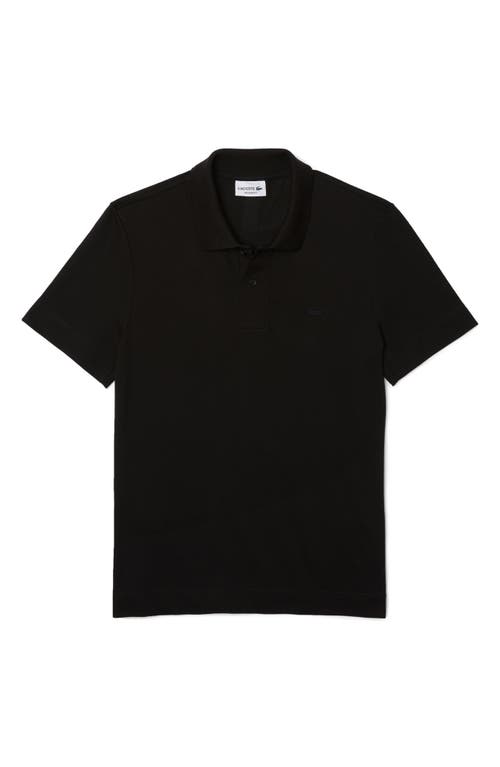 Lacoste Solid Stretch Cotton Blend Polo Shirt at
