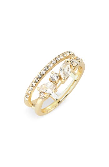 Covet Statement Stacking Ring In Gold