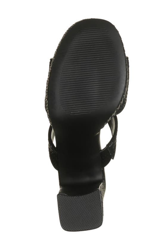Steve Madden Stance Platform Slide Sandal In Black