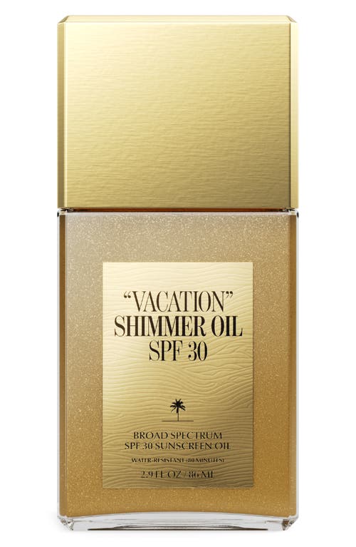 Vacation Shimmer Oil SPF 30 Sunscreen at Nordstrom, Size 3.4 Oz