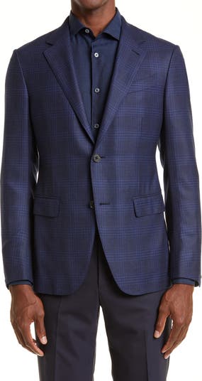 ZEGNA Prince of Wales Plaid Achillfarm Wool Blazer Nordstrom