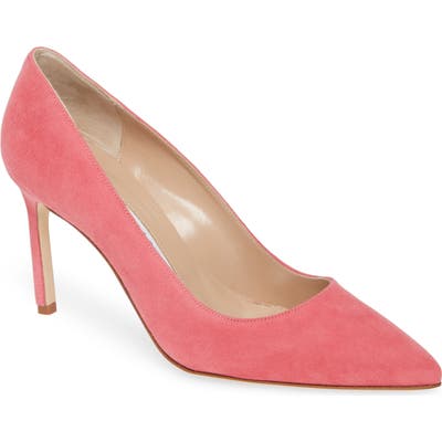 Manolo Blahnik Bb Pointy Toe Pump, Pink