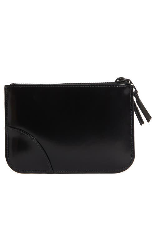 COMME DES GARÇONS COMME DES GARÇONS WALLETS SMALL ZIPPER MEDLEY LEATHER POUCH