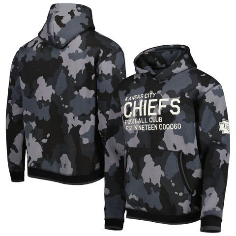 The Wild Collective Black Carolina Panthers Camo Pullover Hoodie