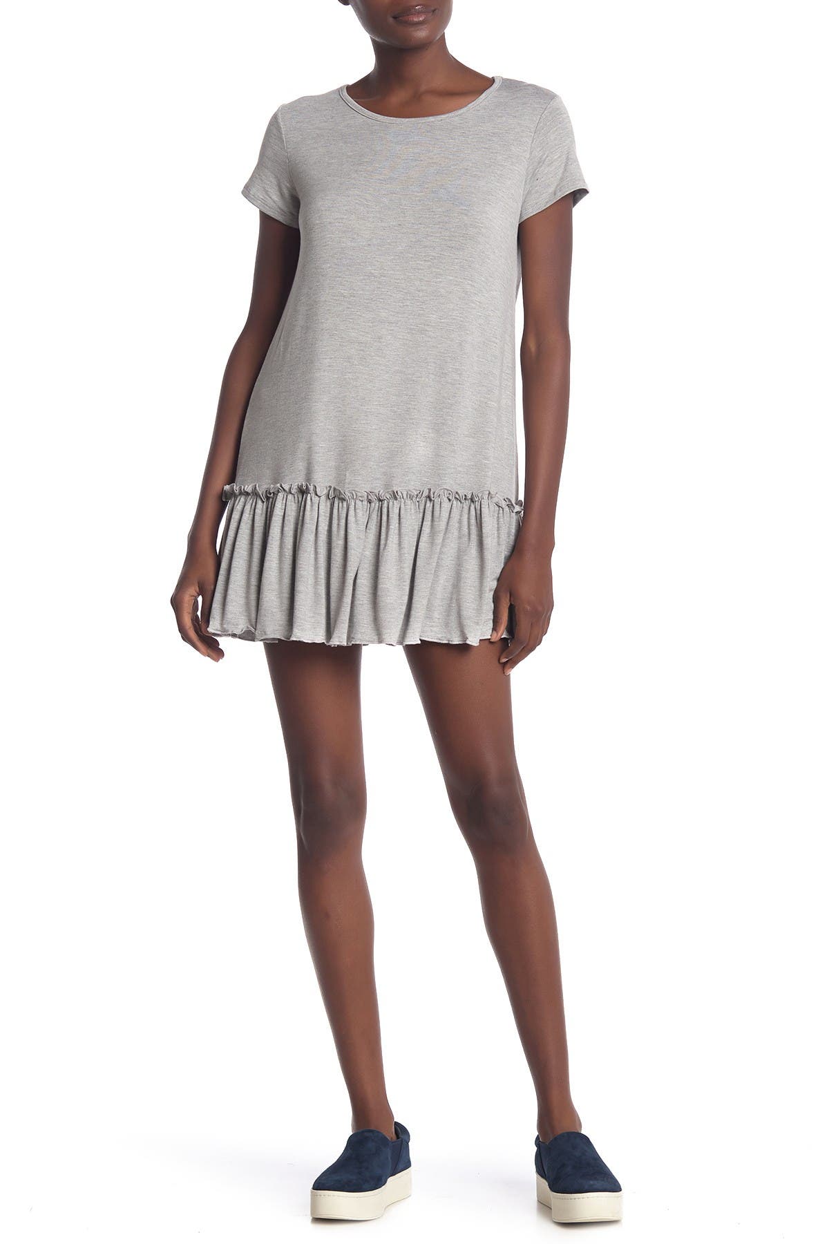 t shirt ruffle dress