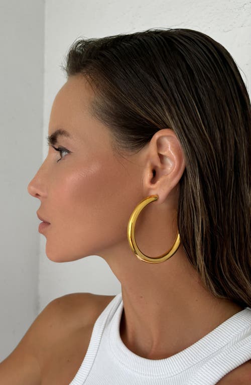 St. Moran Chunky Hoop Earrings In Gold
