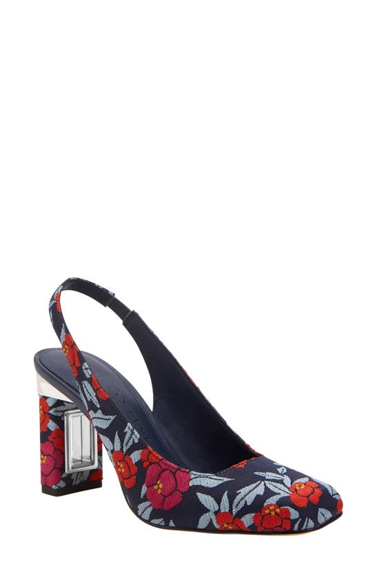 Shop Katy Perry The Hollow Heel Slingback Pump In Blue Multi