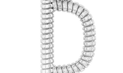 SIMONA SIMONA CROISSANT INITIAL PENDANT NECKLACE