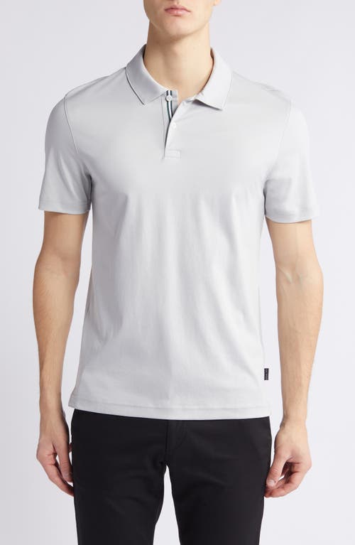 Ted Baker London Zeiter Cotton Polo In Light Grey