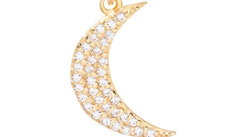 Brook & York Adeline Moon Pendant Necklace In Gold