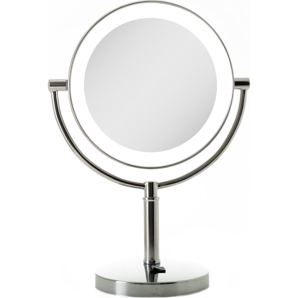Zadro Laguna Lighted Makeup Mirror With 5x/1x Magnifications In Chrome