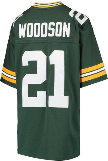 Mitchell & Ness Youth Mitchell & Ness Charles Woodson Green Green Bay  Packers Retired Player Legacy Jersey