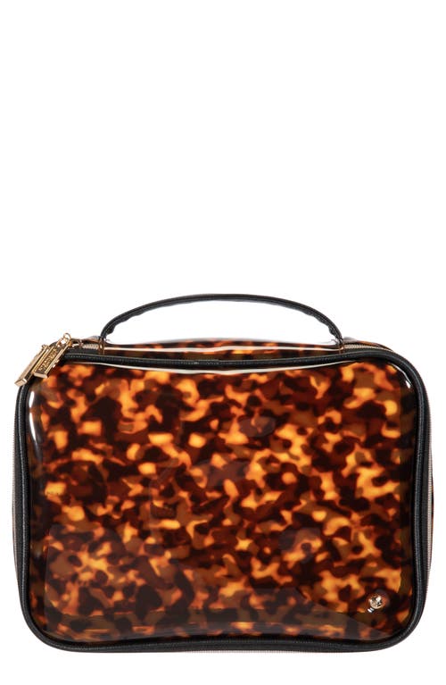 Claire Miami Clearly Tortoise Jumbo Makeup Case