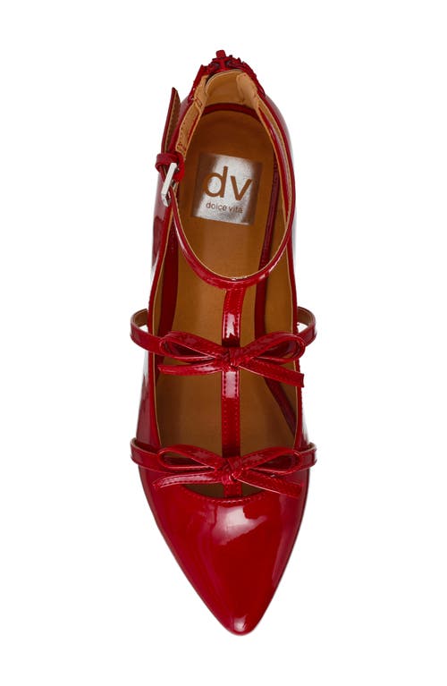 Dolce Vita Dv By  Dreams Pointed Toe Flat In Red