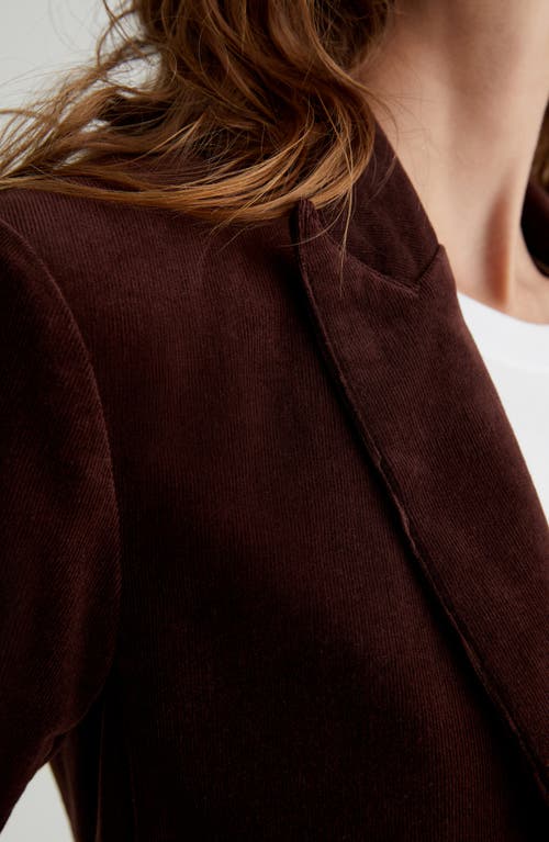 Shop Ag Rue Corduroy Blazer In Alpine Bark