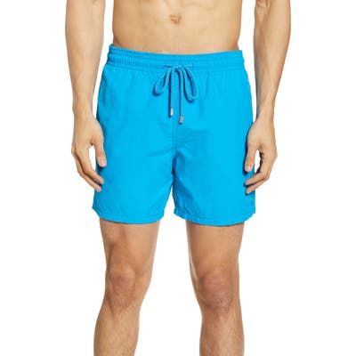 Vilebrequin Moorise Origami Turtles Swim Trunks, Blue