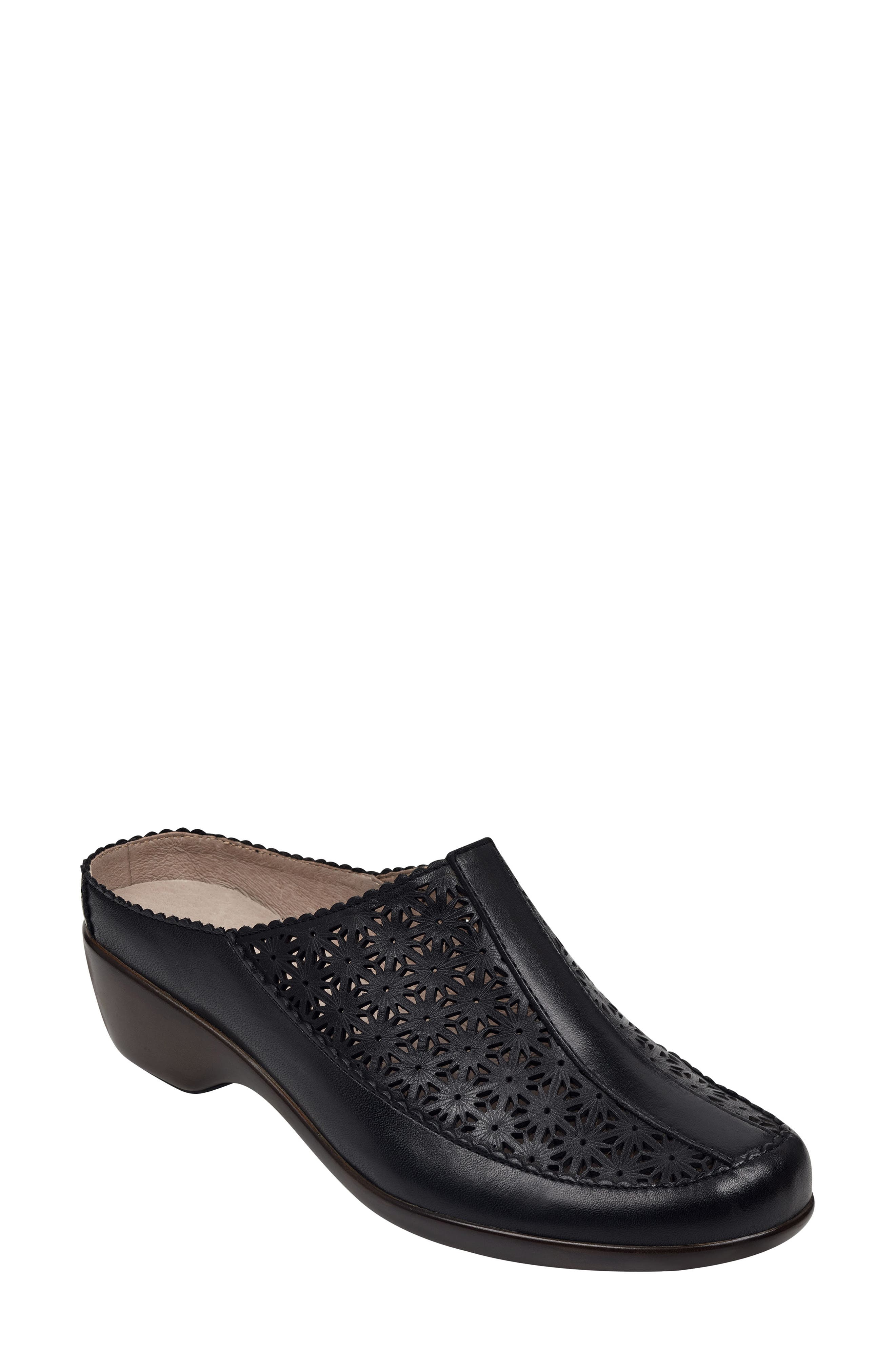 wide width mules shoes