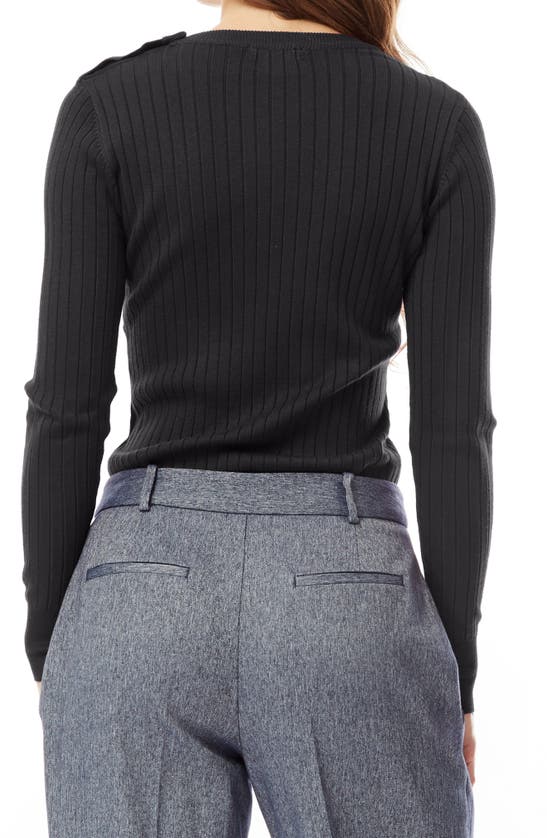 Shop By Design Cable Stitch Sweater In Black