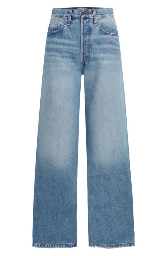 Shop Favorite Daughter The Masha High Waist Wide Leg Jeans In Margate