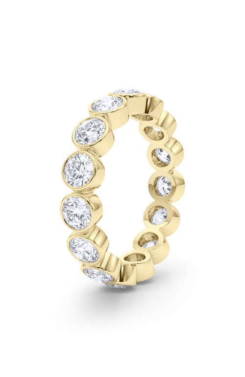 Hautecarat Round Cut Lab Created Diamond Eternity Ring In 18k Yg