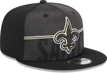 Men's New Era Black Orleans Saints Tear Trucker 9FIFTY Snapback Hat