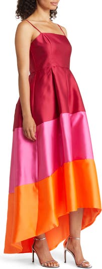 Hutch colorblock high low dress sale