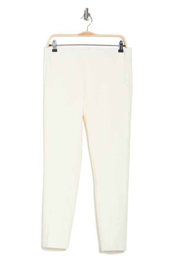 Adrianna Papell Pull-on Straight Leg Pants In White