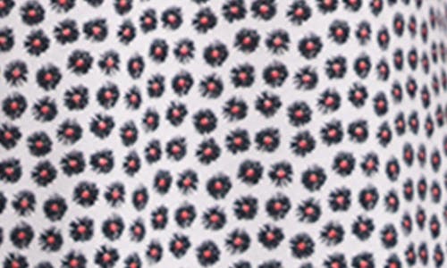 Jared Lang Sport Shirt In White Polka Dot