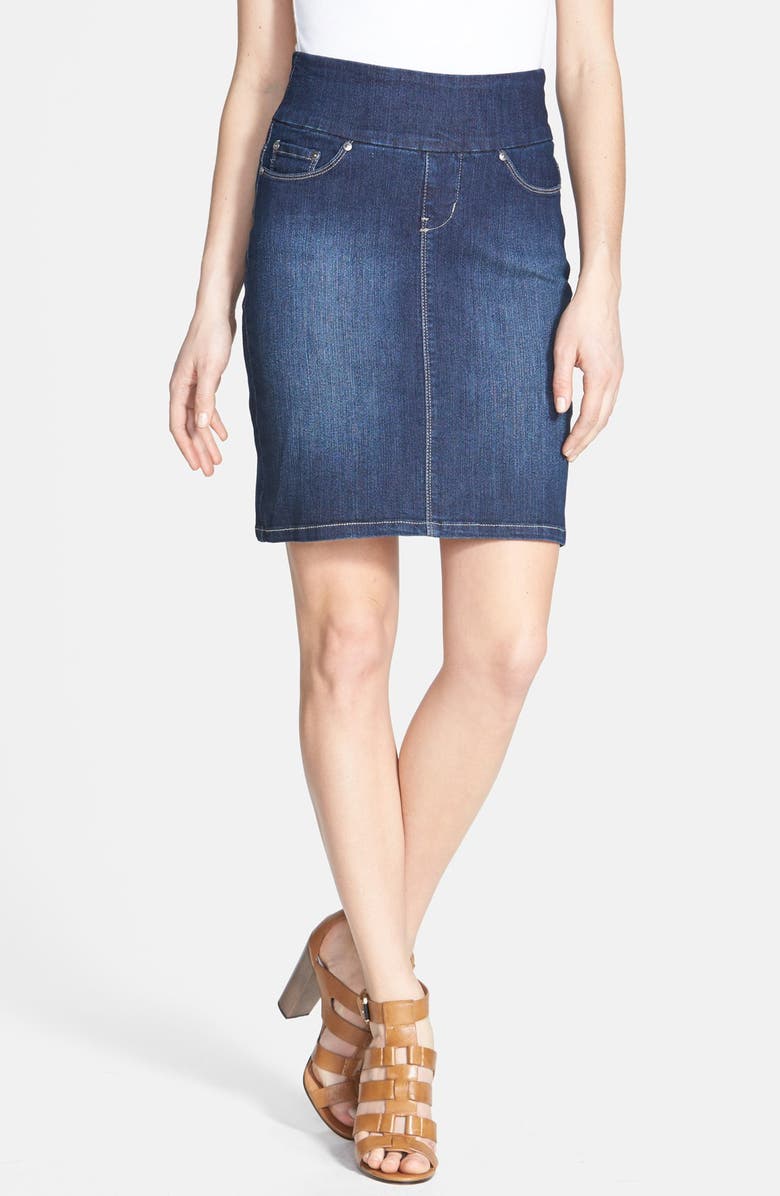 Jag Jeans 'Eloise' Pull-On Stretch Denim Skirt (Regular & Petite ...
