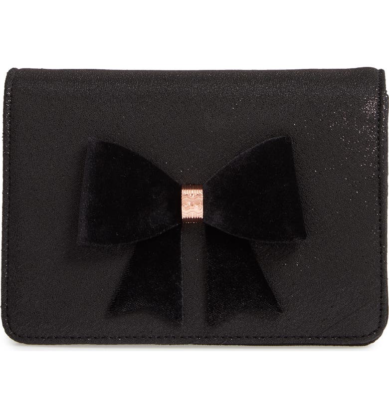 Jeminna Velvet Bow Evening Bag Jeminna Velvet Bow Evening Bag