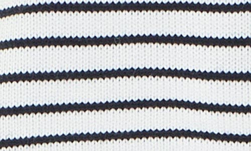 English Factory Friday Stripe Sweater In Ivory/ Black