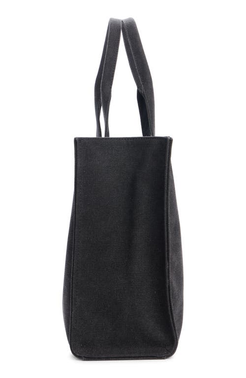 Givenchy Logo Embroidered Canvas Tote In Black