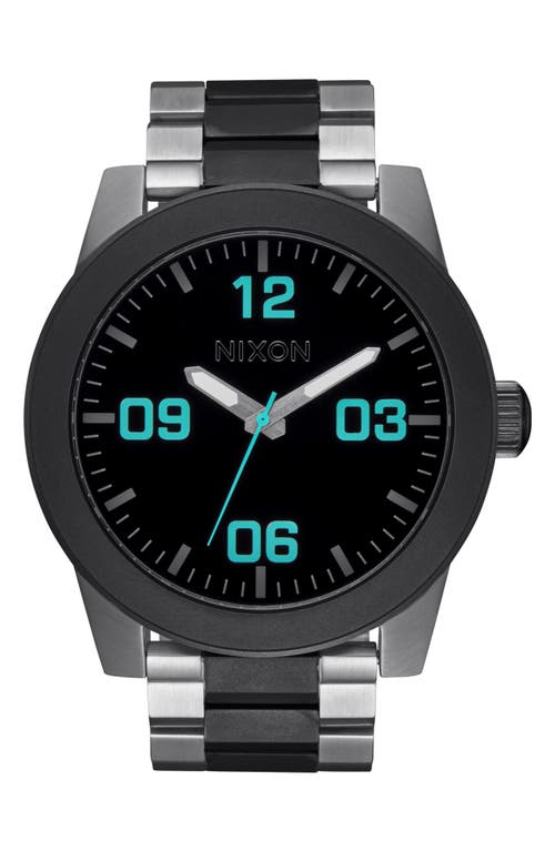 NIXON NIXON THE CORPORAL BRACELET WATCH, 48MM 