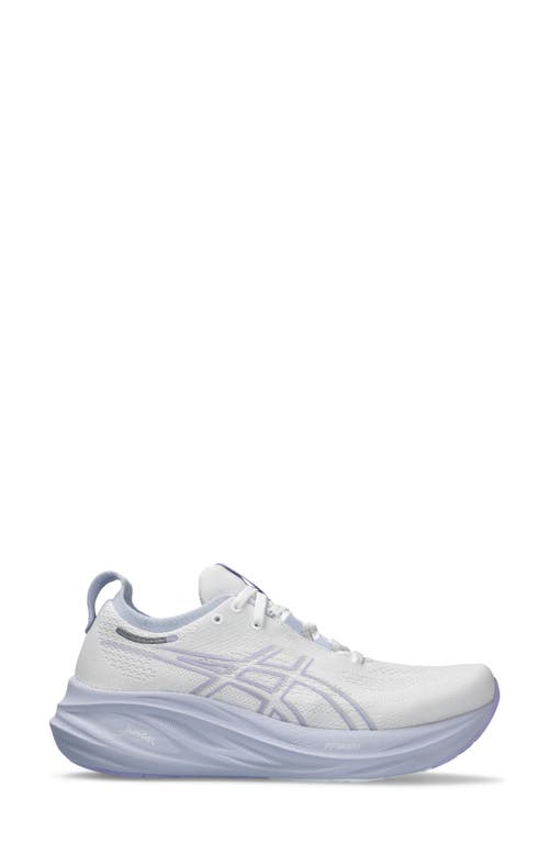 Asics ® Gel-nimbus 26 Running Shoe In White/fresh Air