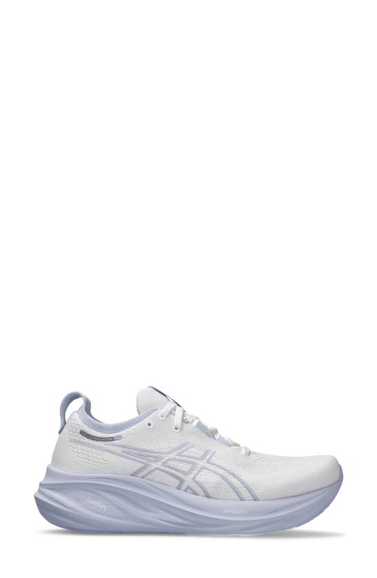 Asics Gel-nimbus 26 Running Shoe In White/ Fresh Air