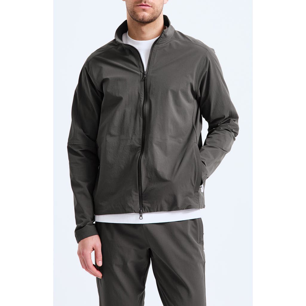 Reigning Champ Stretch Nylon Team Jacket in Carbon