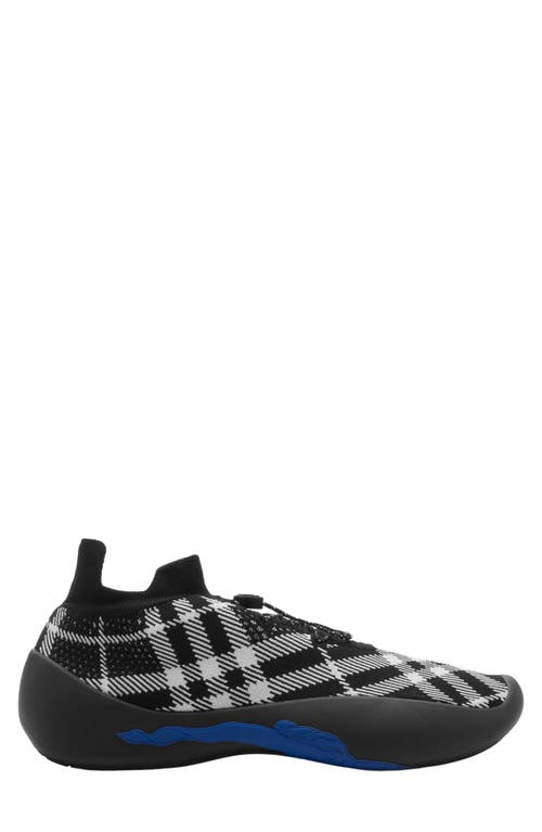 Shop Burberry Neptune Check Sneaker In Eclipse Checkered