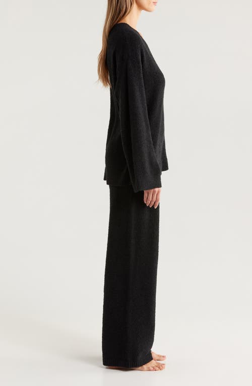 Nordstrom So Soft Sweater & Lounge Pants Set In Black